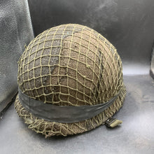 Load image into Gallery viewer, Genuine Dutch Army M53 Euroclone of WW2 US M1 Camouflaged Helmet & Liner Set - The Militaria Shop