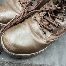 Load image into Gallery viewer, Army Brown Leather High Top Combat Boots - Size EU 37 - UK 4 - The Militaria Shop