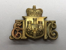 Load image into Gallery viewer, British Army Cap Badge - 1st City of Edinburgh Artillery Volunteers - The Militaria Shop