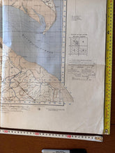 Load image into Gallery viewer, Original WW2 British Army GSGS OS Map of England & Wales - Mouth of the Humber - The Militaria Shop