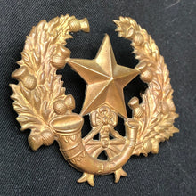Load image into Gallery viewer, Original WW2 British Army Cap Badge - Cameronians (Scottish Rifles) - The Militaria Shop