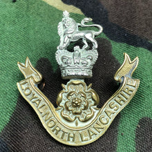 Load image into Gallery viewer, Original Victorian Crown British Army Loyal North Lancashire Cap Badge - The Militaria Shop