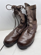 Load image into Gallery viewer, British Army Surplus Brown Leather Combat Boots - WP - Size UK 8 L - The Militaria Shop