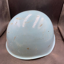 Load image into Gallery viewer, Original Cold War era Czech Army VZ 53-80 Type United Nations UN Blue Helmet - The Militaria Shop