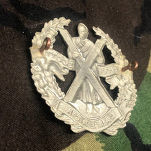 Load image into Gallery viewer, Original WW1 British Army Cap Badge - Liverpool Scottish Cameron Highlanders - The Militaria Shop