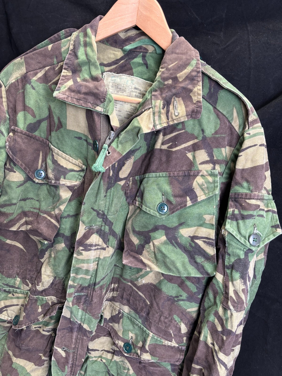 Surplus British Army Woodland DPM Smock Combat Jacket -Size 170/96 - The Militaria Shop