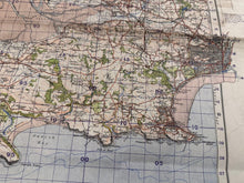 Load image into Gallery viewer, Original WW2 British Army GSGS OS Map of Great Britain - Llanelly - The Militaria Shop