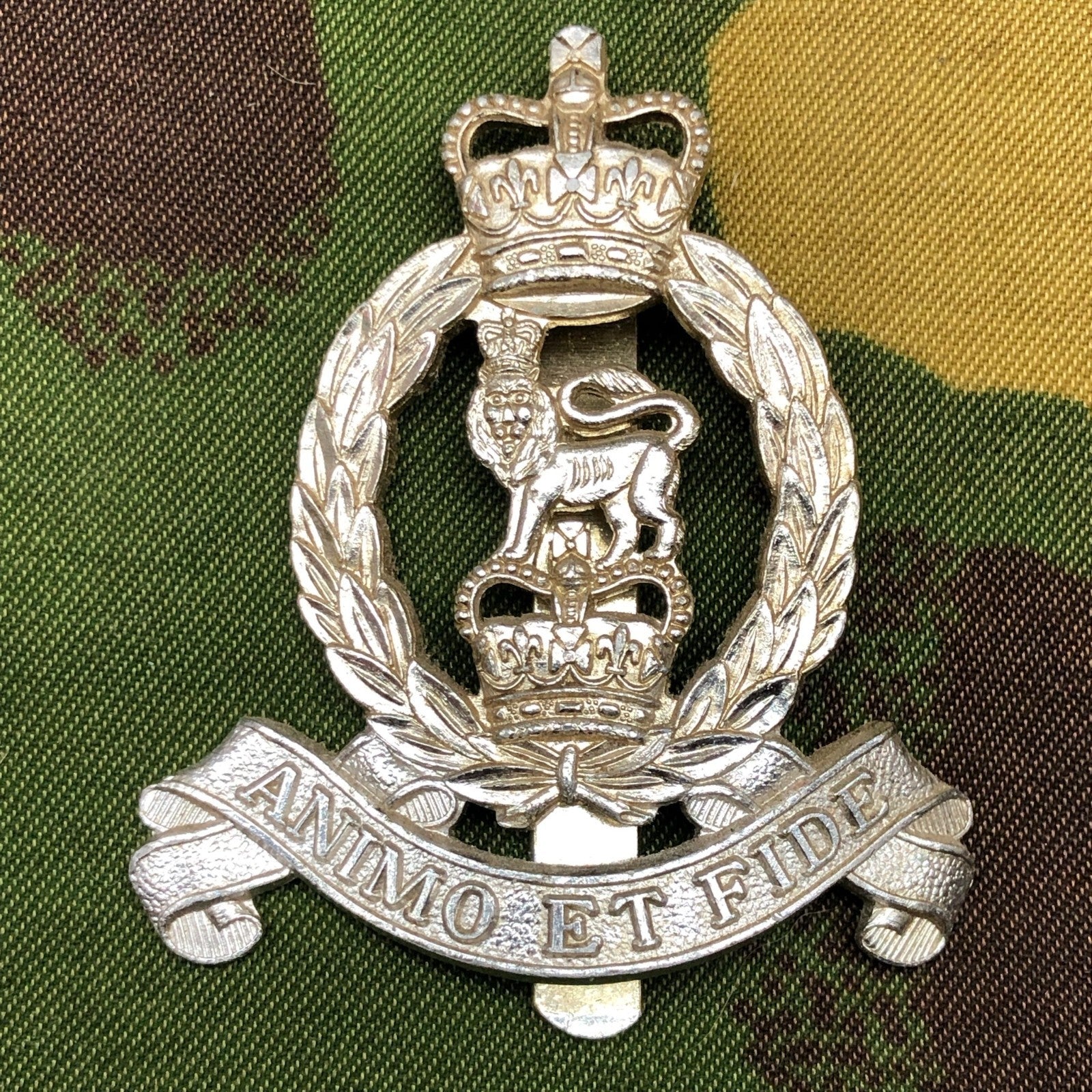 Original British Staybrite Army Cap Badge - Adjutant General's Corps - The Militaria Shop