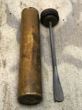 Load image into Gallery viewer, Original WW1 British Army SMLE Enfield Brass Oil Bottle - EFD Marked - The Militaria Shop