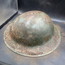 Load image into Gallery viewer, Original WW2 British Army Mk2 "Brodie" Combat Helmet - The Militaria Shop