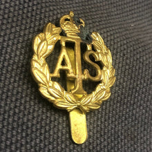 Load image into Gallery viewer, Original WW2 British Army Cap Badge - Auxiliary Territorial Service - The Militaria Shop