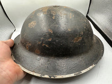 Lade das Bild in den Galerie-Viewer, Original WW2 British Style South African Mk2 Army Combat Helmet & Liner - The Militaria Shop