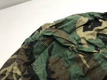Load image into Gallery viewer, Original US Army Vietnam War Era M1 Camo Helmet Cover - Local Find - Combat Worn - The Militaria Shop