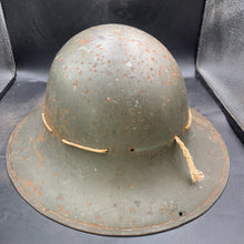 Load image into Gallery viewer, Original WW2 British Home Front Civil Defence Zuckerman Helmet - 1941 Dated - The Militaria Shop