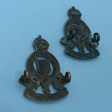 Load image into Gallery viewer, Genuine British Army Royal Army Ordnance Corps Collar Badges Pair - The Militaria Shop
