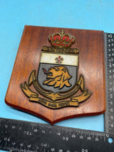 Lade das Bild in den Galerie-Viewer, Original BNS Westhinder Navy Marinecomponent Wall Plaque - The Militaria Shop