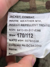 Charger l'image dans la galerie, British Army MTP Camouflaged Combat Jacket Warm Weather - Size 170/112 - The Militaria Shop