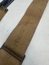 Load image into Gallery viewer, Original WW2 British Army 37 Pattern 1943 Dated L Strap - The Militaria Shop