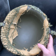Charger l'image dans la galerie, Genuine Dutch Army M53 Euroclone of WW2 US M1 Camouflaged Helmet & Liner Set - The Militaria Shop