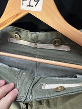 Load image into Gallery viewer, Original British Army / Home Guard Denim Battledress Trousers - 33" Waist - The Militaria Shop