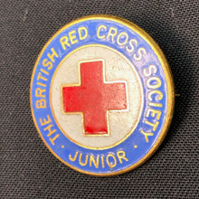 Load image into Gallery viewer, Vintage British Red Cross Society (BRCS) Junior Member Lapel Pin - The Militaria Shop