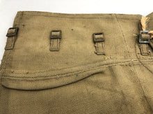 Load image into Gallery viewer, Original WW2 British Army 37 Pattern Despatch Riders High Sided Spats 1942 Dated - The Militaria Shop