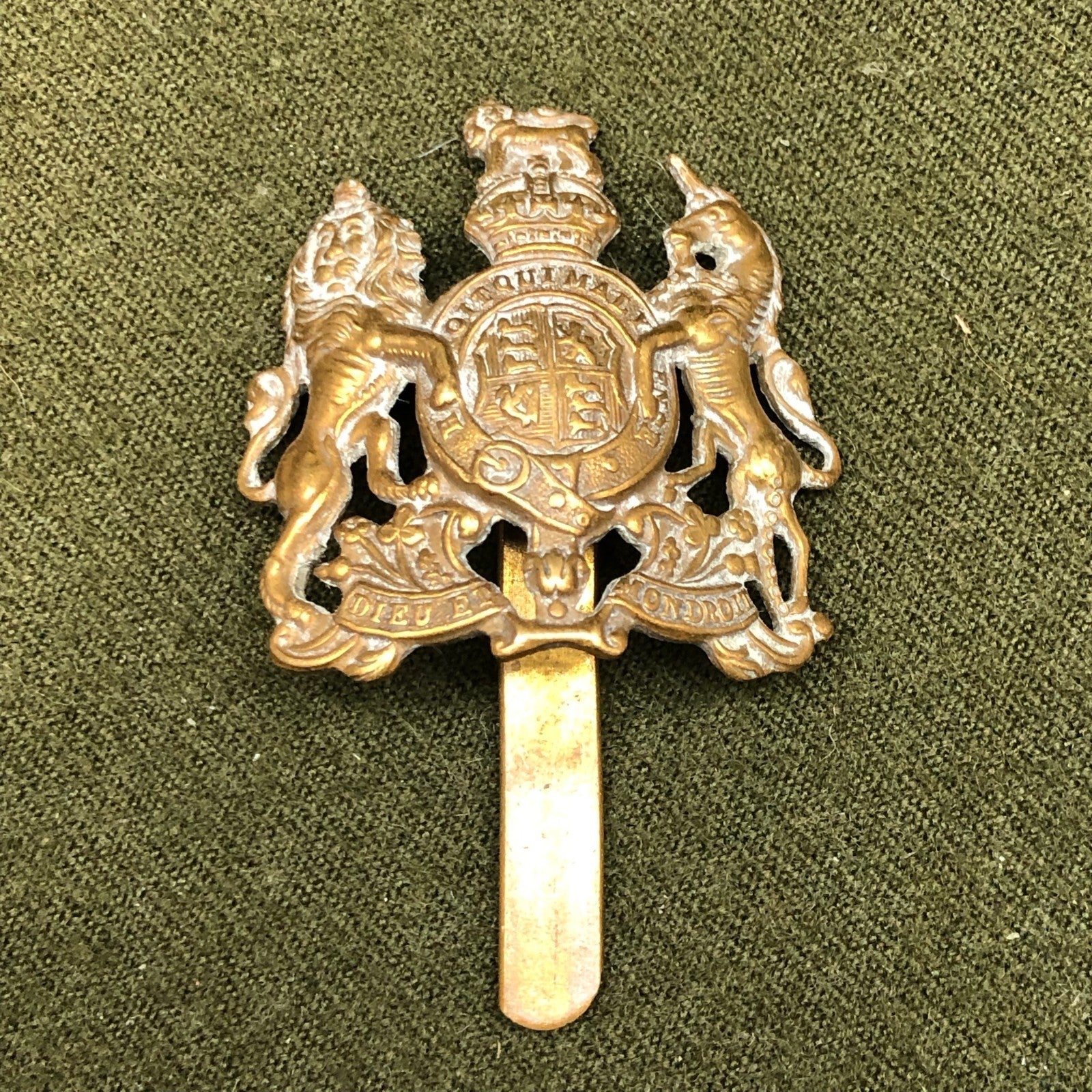 Original WW1 British Army Cap Badge General Service Corps For