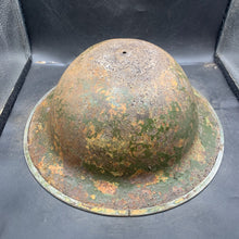 Load image into Gallery viewer, Original WW2 British Army Mk2 "Brodie" Combat Helmet - The Militaria Shop