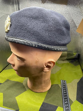 Charger l'image dans la galerie, Original British Army Logistics Corps Beret with Badge - Size 58cm - The Militaria Shop