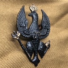 Load image into Gallery viewer, Genuine British Army Cap Badge - King's Royal Hussars - The Militaria Shop