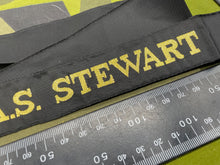 Lade das Bild in den Galerie-Viewer, Genuine British Royal Navy - HMAS Stewart Cap Tally - Full Length - The Militaria Shop