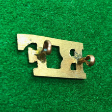 Load image into Gallery viewer, Original WW2 British Army Brass Shoulder Title - Royal Fusiliers - The Militaria Shop