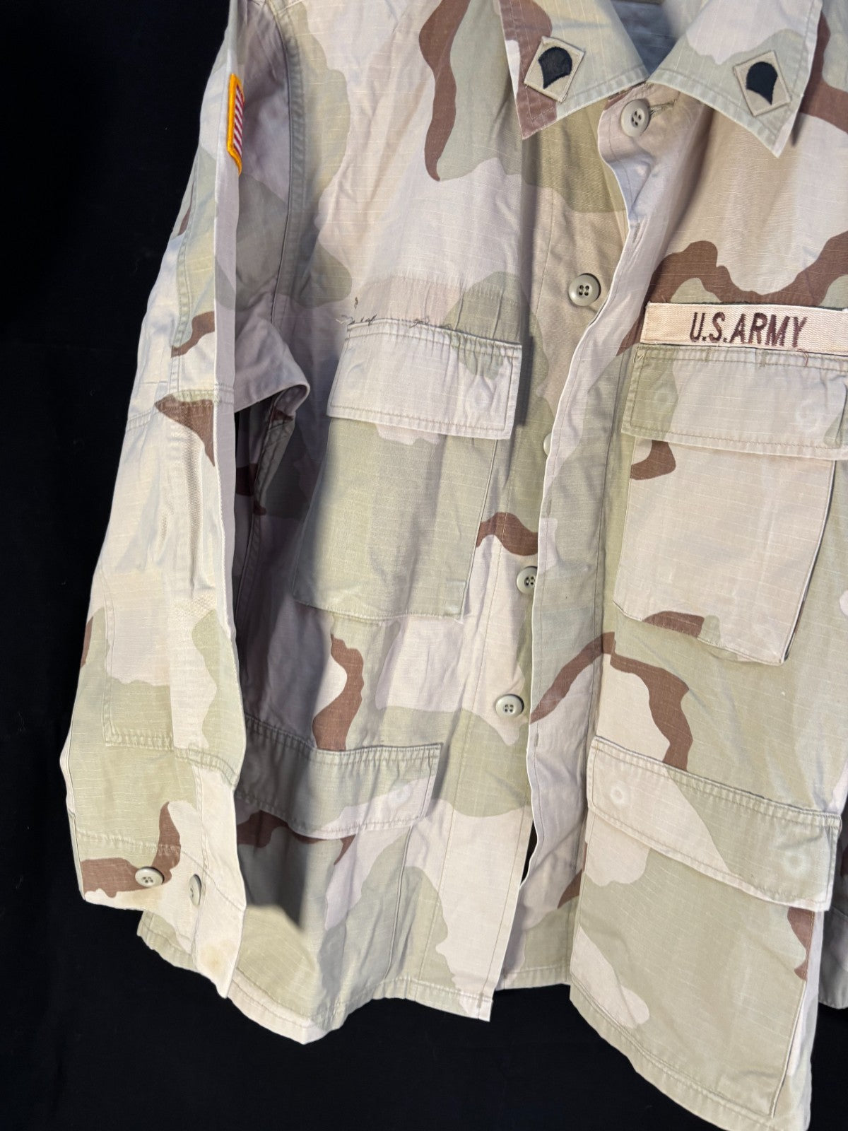 Gulf War US Army DCU Camouflaged Combat Field Coat/Jacket - Small/Regular - The Militaria Shop