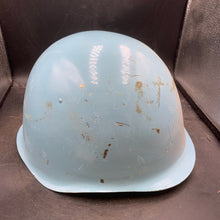 Load image into Gallery viewer, Original Cold War era Czech Army VZ 53-80 Type United Nations UN Blue Helmet - The Militaria Shop