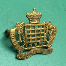 Load image into Gallery viewer, Original WW1 British Army Cap Badge - Royal Gloucestershire Hussars - The Militaria Shop