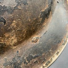 Load image into Gallery viewer, Original British Army WW2 Combat Steel Helmet - The Militaria Shop