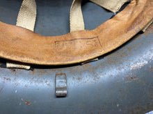 Load image into Gallery viewer, Original WW2 British Home Front SFP Supplementary Fire Party Helmet with Liner - The Militaria Shop