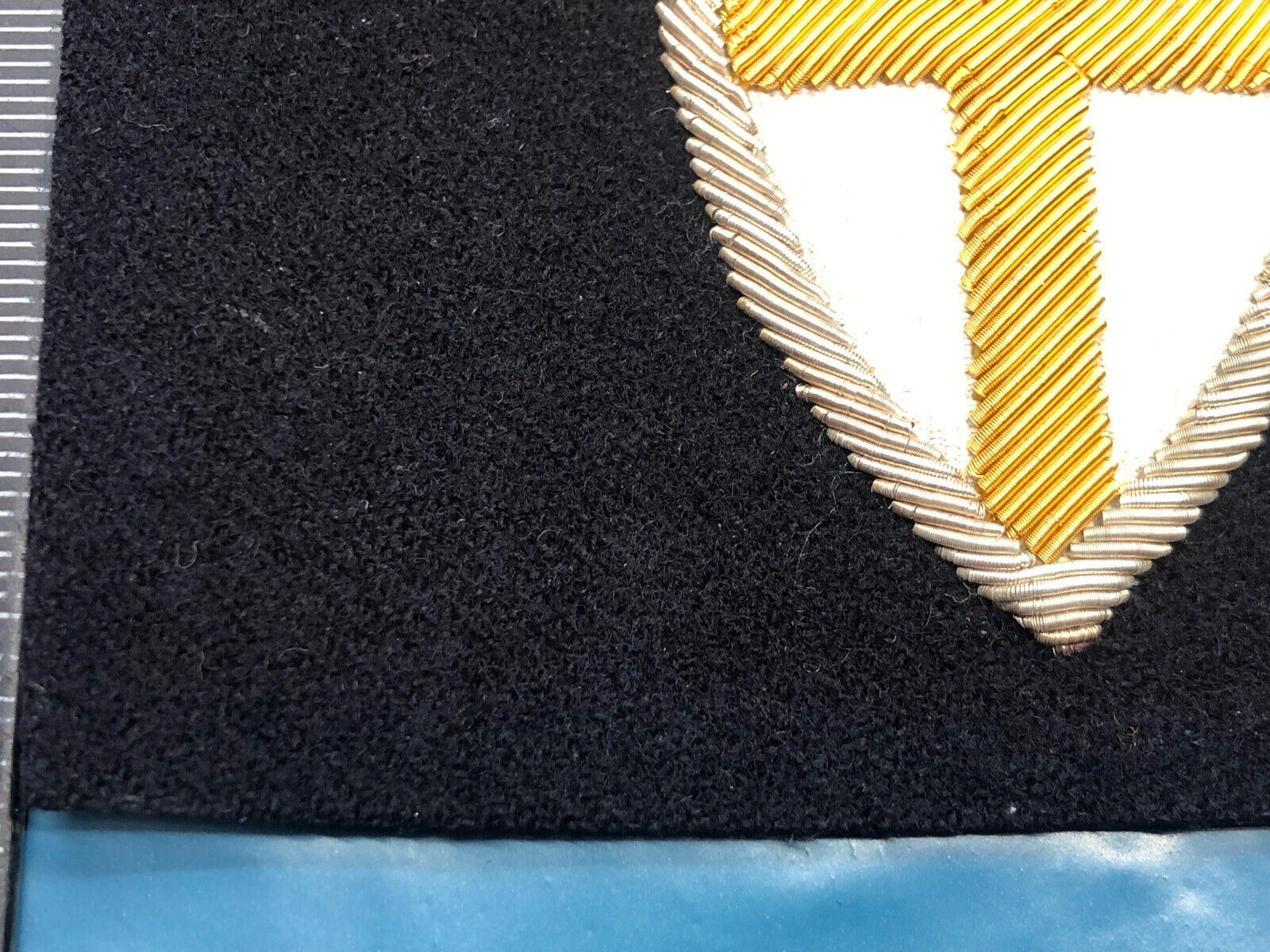 British RAF Bullion Embroidered Blazer Badge - RAF Attached to 8th Army - The Militaria Shop