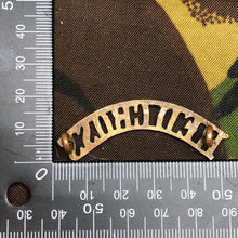 Load image into Gallery viewer, Original WW1 British Army Red Cross Shoulder Title - The Militaria Shop