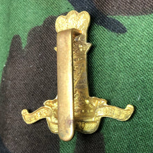 Load image into Gallery viewer, Original British Army 11th Hussars Regiment Cap Badge - The Militaria Shop