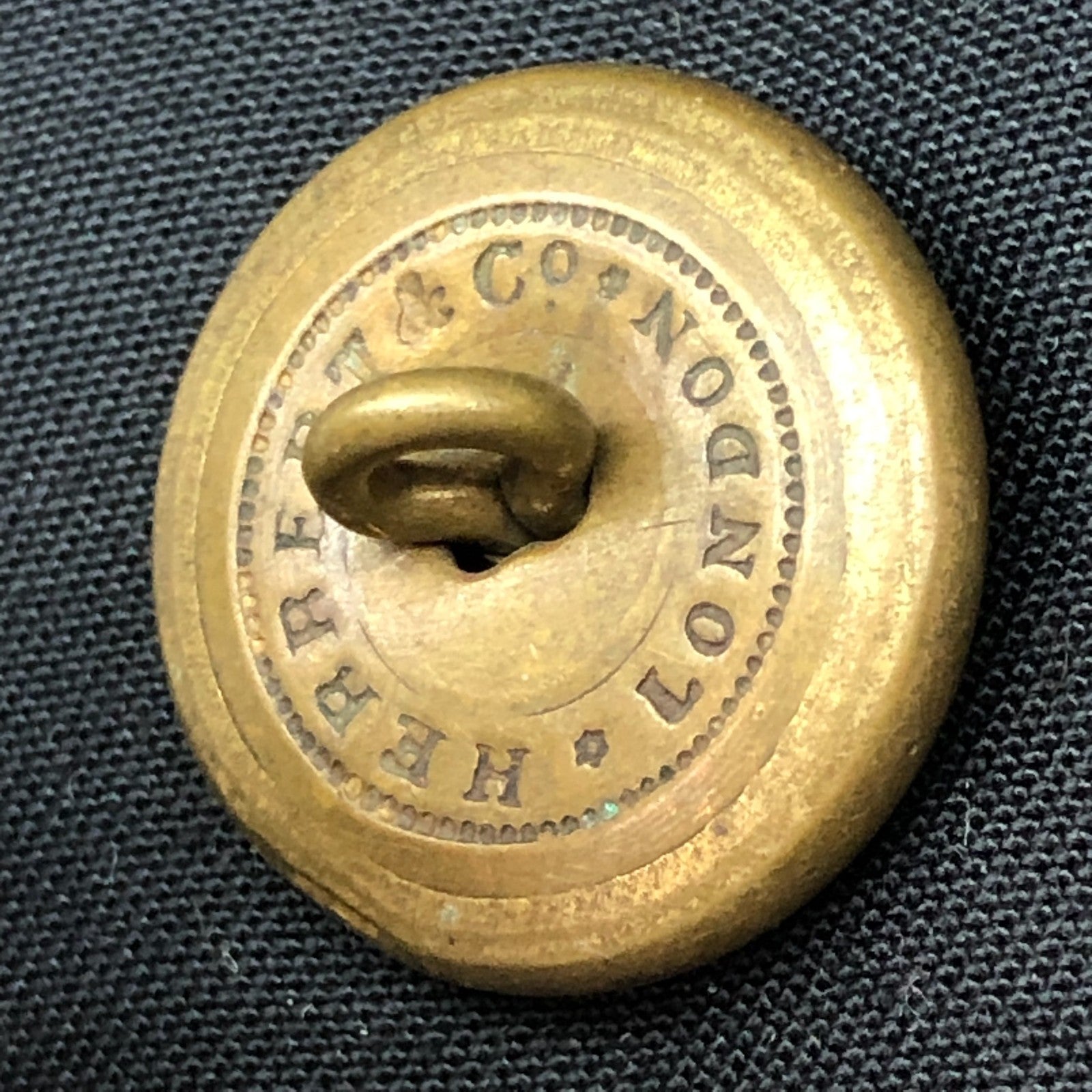 Original Victorian Era British Army Uniform 22mm Button - The Militaria Shop