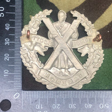 Load image into Gallery viewer, Original WW1 British Army Cap Badge - Liverpool Scottish Cameron Highlanders - The Militaria Shop