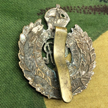 Load image into Gallery viewer, Original WW1 British Army Cap Badge - Royal Engineers - George 5th - GVR - The Militaria Shop