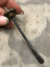 Load image into Gallery viewer, Original WW1 British Army SMLE Enfield Brass Oil Bottle - EFD Marked - The Militaria Shop