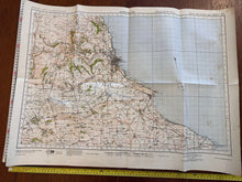 Load image into Gallery viewer, Original WW2 British Army GSGS OS Map of England & Wales - Scarborough - The Militaria Shop