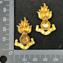 Charger l'image dans la galerie, Original British Collar Badge Pair - Royal Engineers - The Militaria Shop