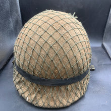 Charger l'image dans la galerie, Genuine Dutch Army M53 Euroclone of WW2 US M1 Camouflaged Helmet & Liner Set - The Militaria Shop