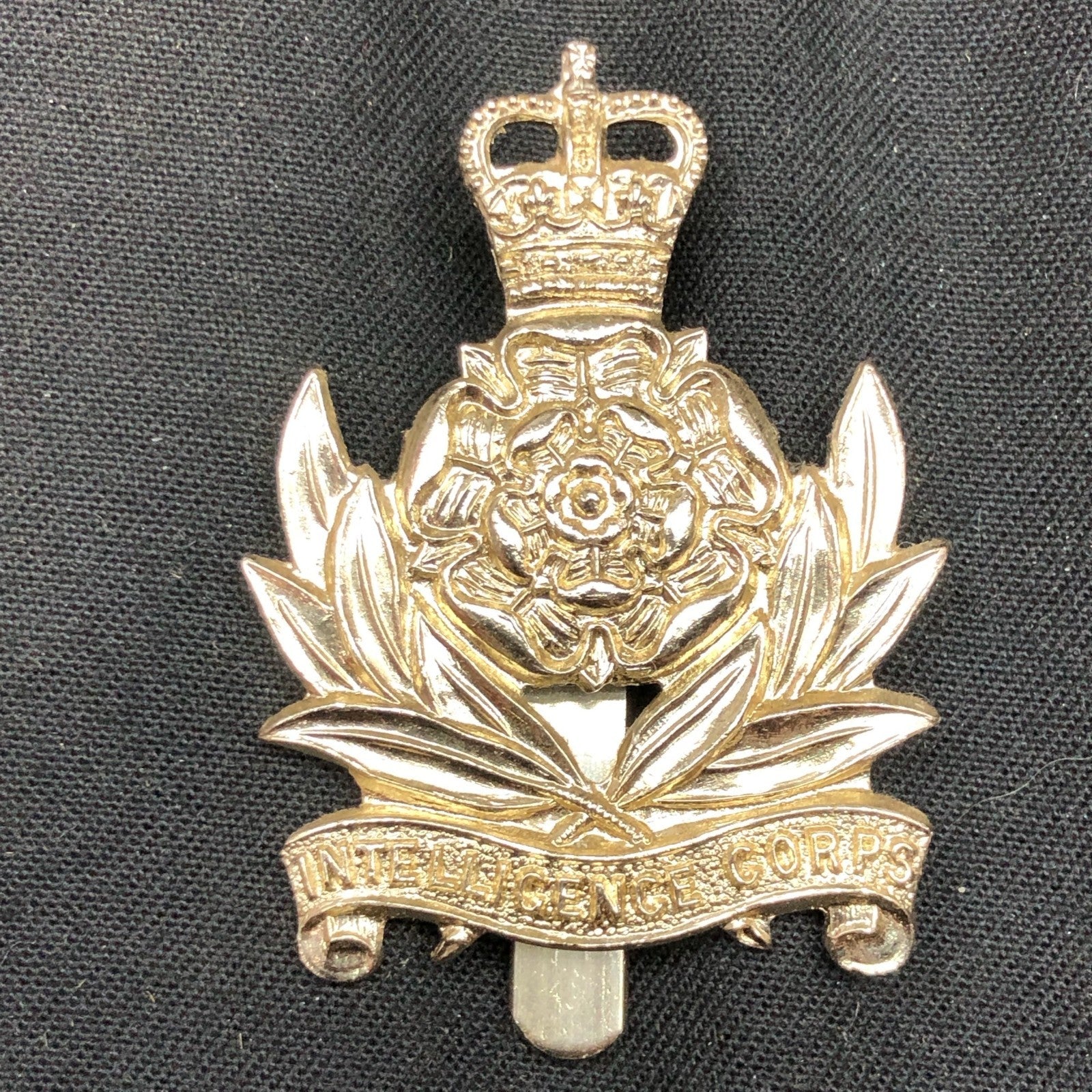 Original British Staybrite Army Cap - Intelligence Corps - The Militaria Shop