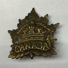 Load image into Gallery viewer, Original WW2 Canadian Army Cap Badge - Canadian General Service - The Militaria Shop