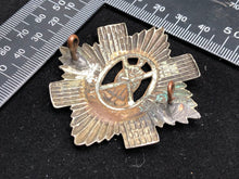 Load image into Gallery viewer, Original WW2 British Army The Royal Scots Regiment Cap Badge - The Militaria Shop